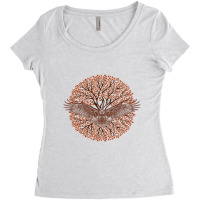 Autumn Eagle Women's Triblend Scoop T-shirt | Artistshot