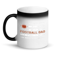 Mens Football Papa Best Dad Ever Fatherhood Daddy Fathers Day Magic Mug | Artistshot