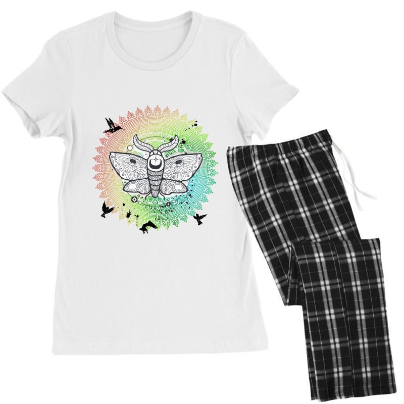 Moth Mandala Women's Pajamas Set by Pompoyo | Artistshot