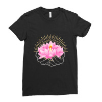 Lotus Flowers Ladies Fitted T-shirt | Artistshot