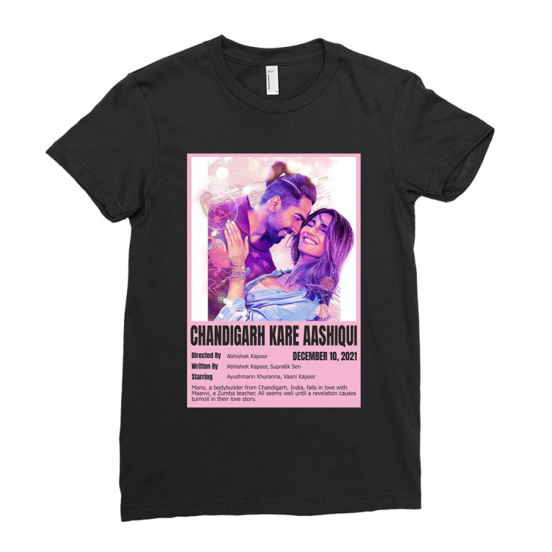 Vintage Graphic Bollywoods Man Music Ladies Fitted T-Shirt by LandinArtists | Artistshot