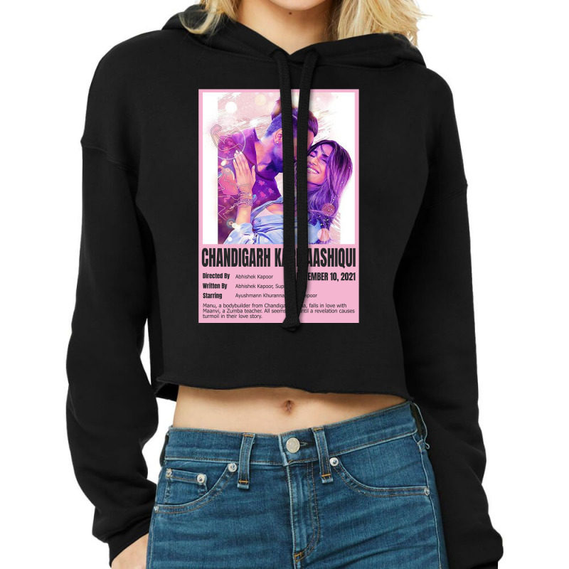 Vintage Graphic Bollywoods Man Music Cropped Hoodie by LandinArtists | Artistshot