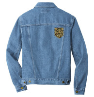 Cheetah Print Pocket Men Denim Jacket | Artistshot