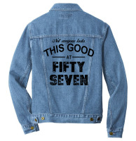 Not Everyone Looks This Good At Fifty Seven Men Denim Jacket | Artistshot