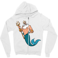 King Triton Zipper Hoodie | Artistshot