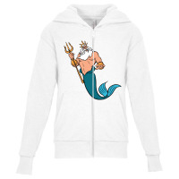 King Triton Youth Zipper Hoodie | Artistshot