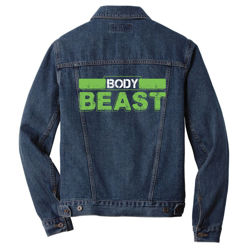 Body Beast Men Denim Jacket | Artistshot