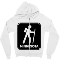 Hike Minnesota Zipper Hoodie | Artistshot