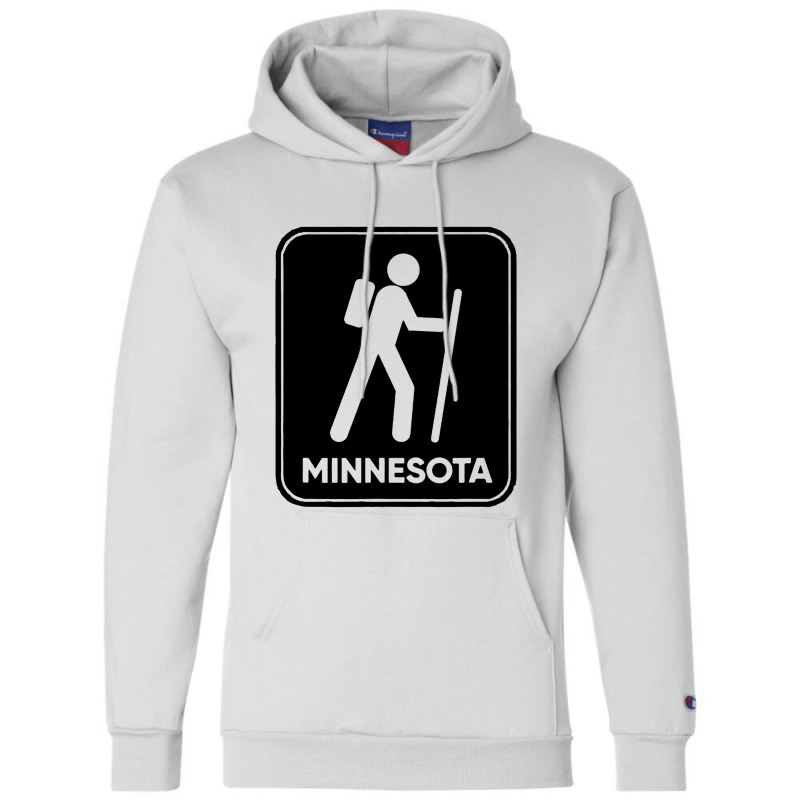 Hike Minnesota Champion Hoodie by MickeyMouse | Artistshot