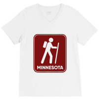 Hike Minnesota V-neck Tee | Artistshot