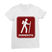 Hike Minnesota Ladies Fitted T-shirt | Artistshot