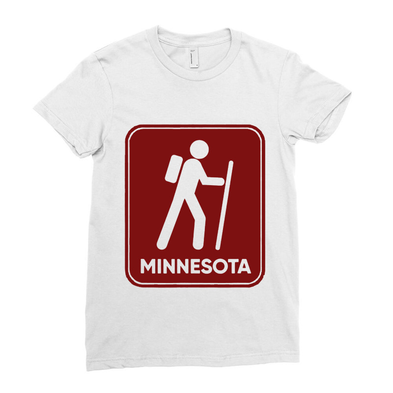 Hike Minnesota Ladies Fitted T-Shirt by MickeyMouse | Artistshot