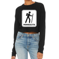 Hike Minnesota Cropped Sweater | Artistshot