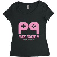 Pink Party Prime 9 Women's Triblend Scoop T-shirt | Artistshot