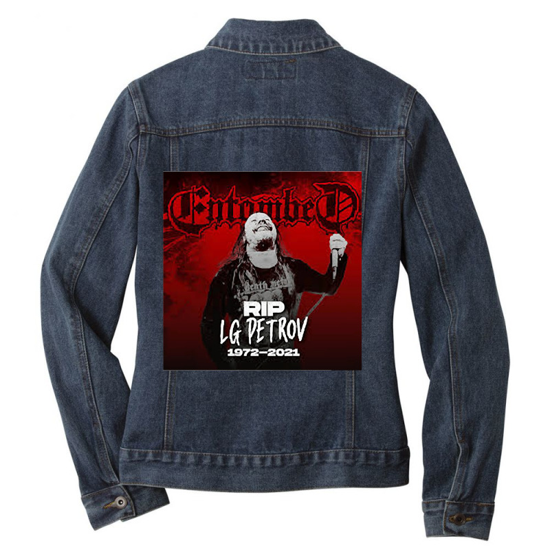 Rip Lg Petrov Entombed A.d Classic Ladies Denim Jacket | Artistshot