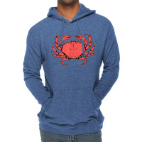 Crab Crustacean T Shirt Lightweight Hoodie | Artistshot