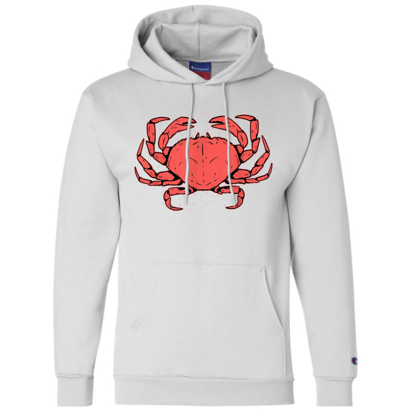 Crab Crustacean T Shirt Champion Hoodie | Artistshot