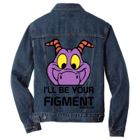 Ill Be Your Figment Epcot Journey Into Imagination Men Denim Jacket | Artistshot