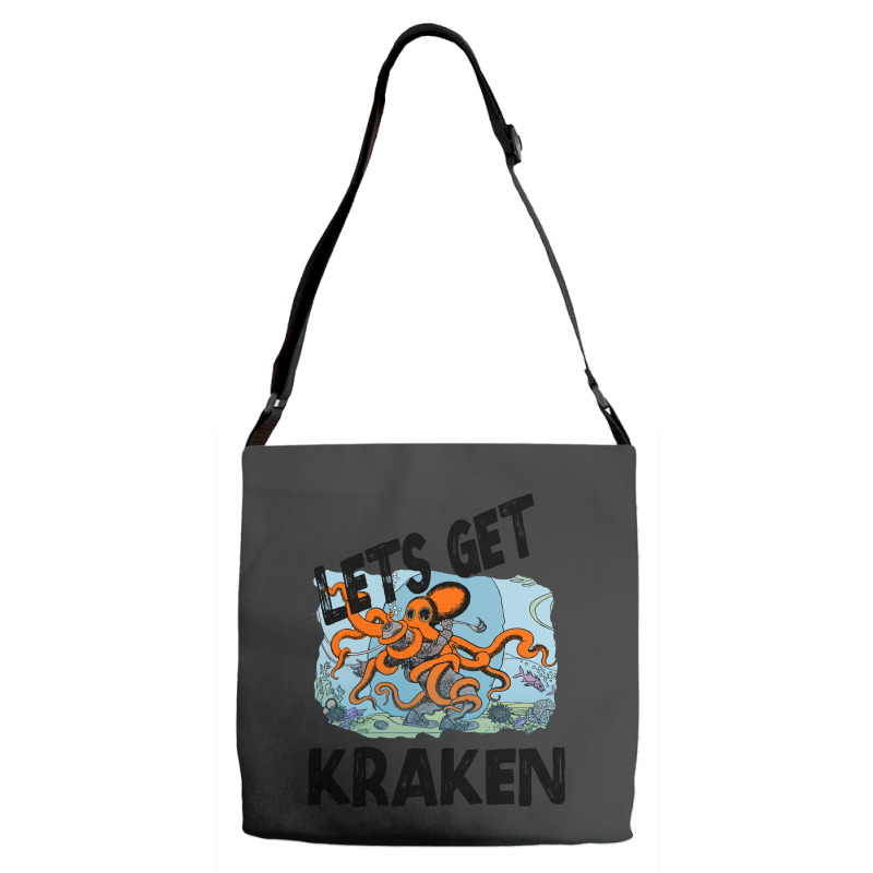 Art Character Lets Get Kraken Halloween Adjustable Strap Totes | Artistshot