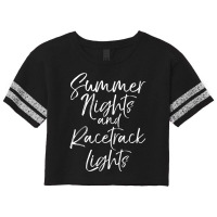 Summer Nights And Racetrack Lights  For Women Race Tee Scorecard Crop Tee | Artistshot