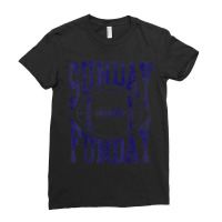 Sunday Funday Football Men Women Kids Boys Ladies Fitted T-shirt | Artistshot