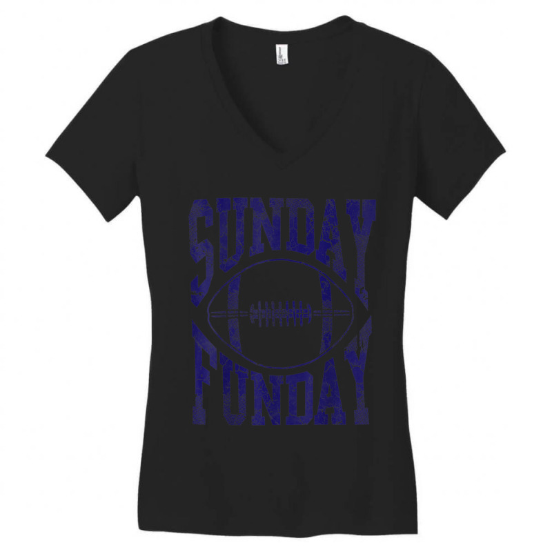 Sunday Funday Football Men Women Kids Boys Women's V-Neck T-Shirt by Artist-Shannon | Artistshot