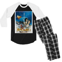 Graphic Japanese Titans Graphic Men's 3/4 Sleeve Pajama Set | Artistshot