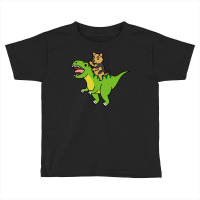 Yorkshire Terrier T  Shirt Yorkshire Terrier Riding T  Rex Dinosaur T Toddler T-shirt | Artistshot