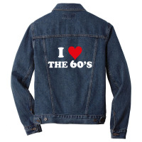 I Love 60's Men Denim Jacket | Artistshot