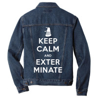 Keep Calm And Exterminate Men Denim Jacket | Artistshot
