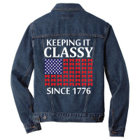 Keeping It Classy Since 1776 Men Denim Jacket | Artistshot