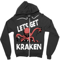 Gift For Fans Lets Get Kraken Art Zipper Hoodie | Artistshot