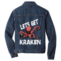 Gift For Fans Lets Get Kraken Art Men Denim Jacket | Artistshot