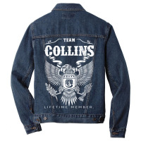 Team Collins Lifetime Member Men Denim Jacket | Artistshot