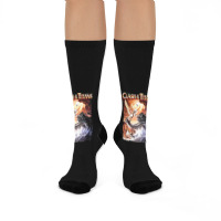 Graphic Transparent Retro Crew Socks | Artistshot