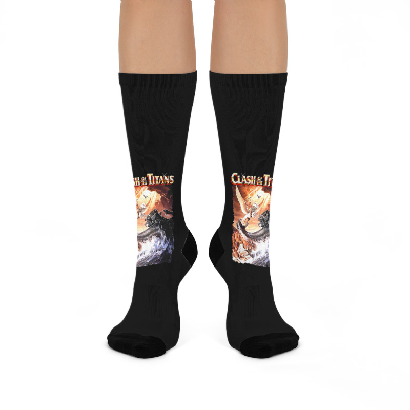 Graphic Transparent Retro Crew Socks | Artistshot