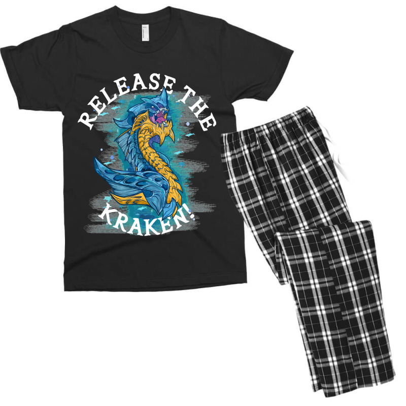 Monster Hand Drawn Art Color Men's T-shirt Pajama Set | Artistshot