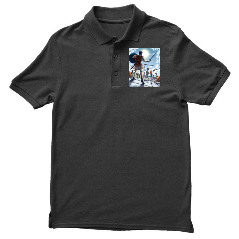 Odyssey Of The Ages Poster Action Men's Polo Shirt | Artistshot