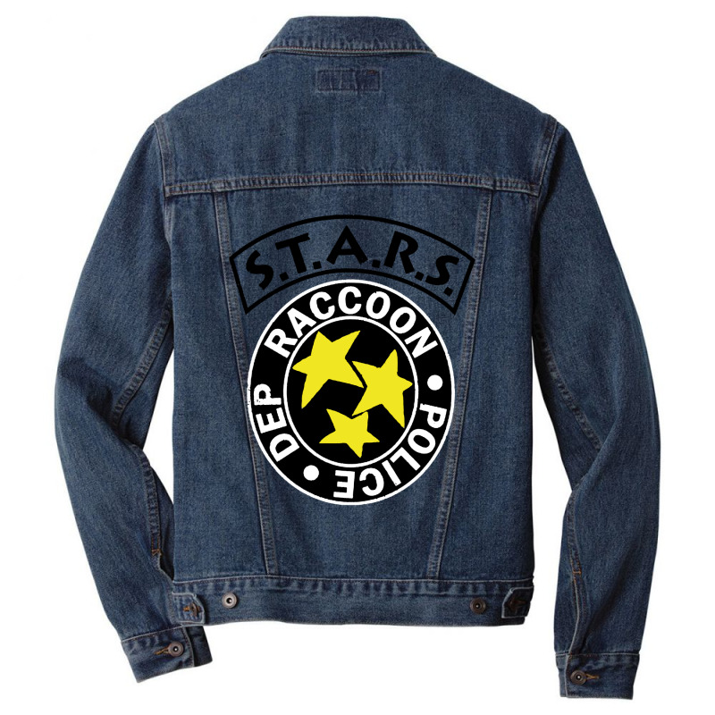 Stars Raccoon Police Dept Men Denim Jacket | Artistshot