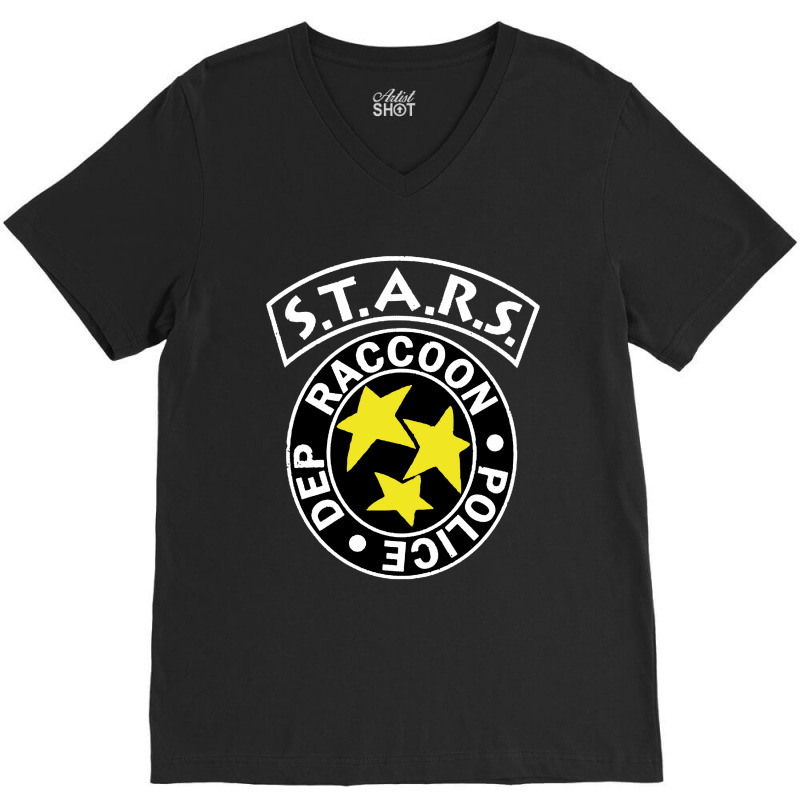 Stars Raccoon Police Dept V-neck Tee | Artistshot