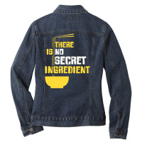 Secret Ingredient Ladies Denim Jacket | Artistshot