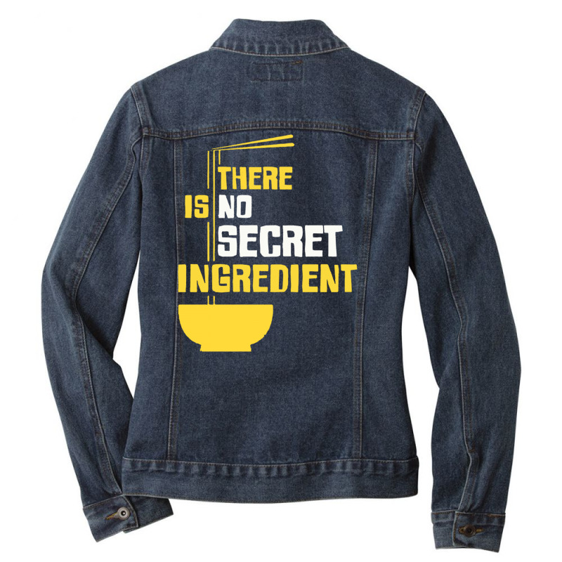 Secret Ingredient Ladies Denim Jacket | Artistshot