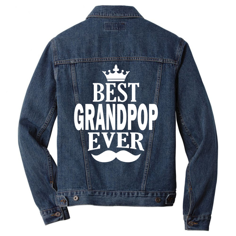 Best Grandpop Ever, Men Denim Jacket | Artistshot