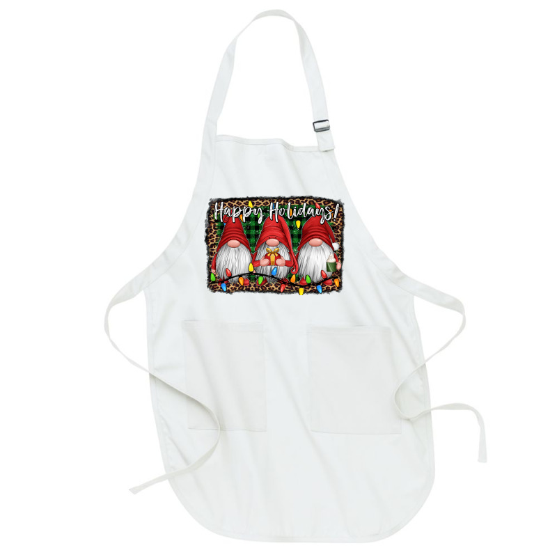 Happy Holidays Gnomes Christmas Full-length Apron | Artistshot