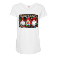 Happy Holidays Gnomes Christmas Maternity Scoop Neck T-shirt | Artistshot