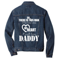 I Call Him Daddy Men Denim Jacket | Artistshot