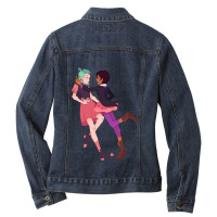 Playing  Luz Noceda Funny Gifts Boys Girls Ladies Denim Jacket | Artistshot