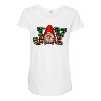 Joy Christmas Gnome Joy To The World Maternity Scoop Neck T-shirt | Artistshot