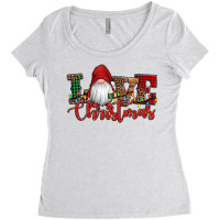 Love Christmas Gnome Women's Triblend Scoop T-shirt | Artistshot