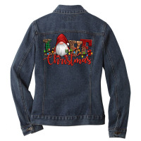 Love Christmas Gnome Ladies Denim Jacket | Artistshot